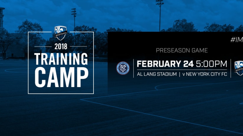 IMFC v NYCFC training camp 2018