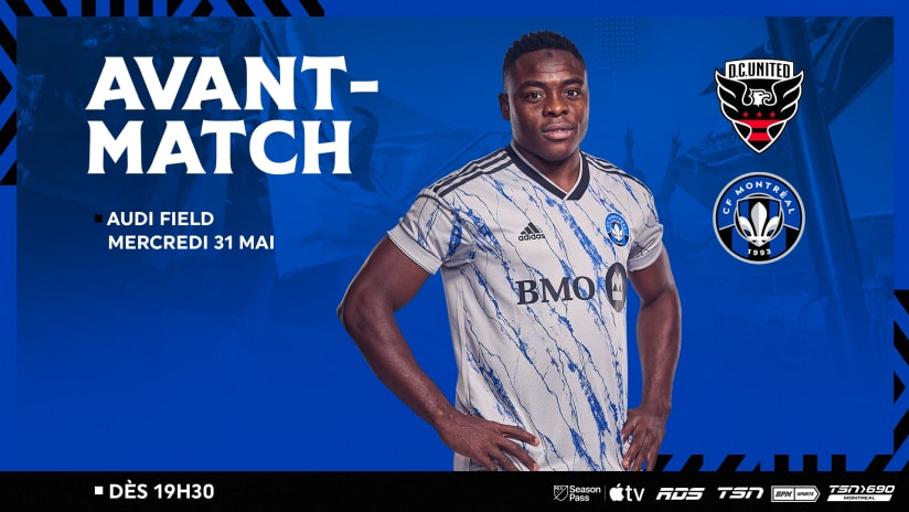 CF Montréal takes on D.C. United on the road