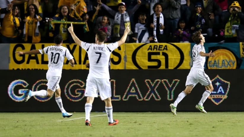 Keane Donovan Magee LA Galaxy MLS Playoffs 2012
