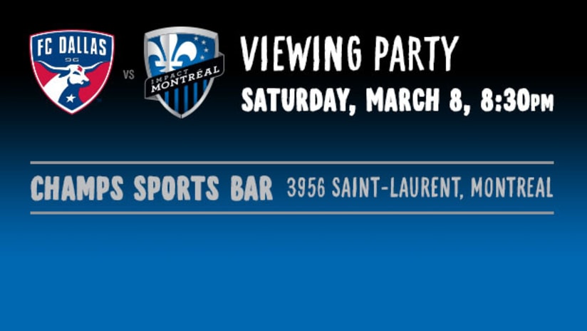 Viewing party vs FC Dallas March 8 2014 English
