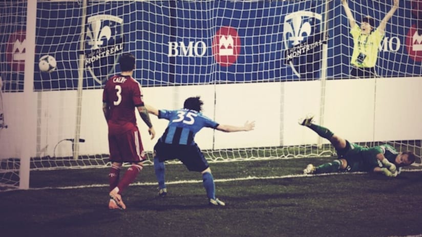 Justin Mapp goal Daniele Paponi vs Toronto FC