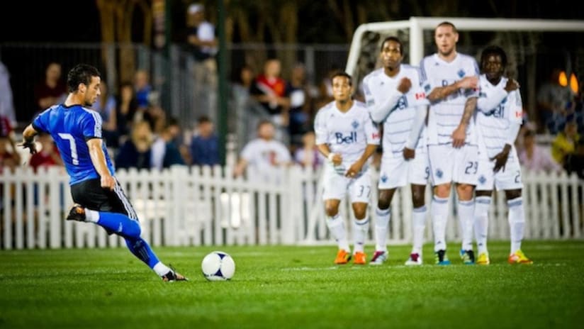 Felipe Free-Kick Vancouver Whitecaps FC Preseason