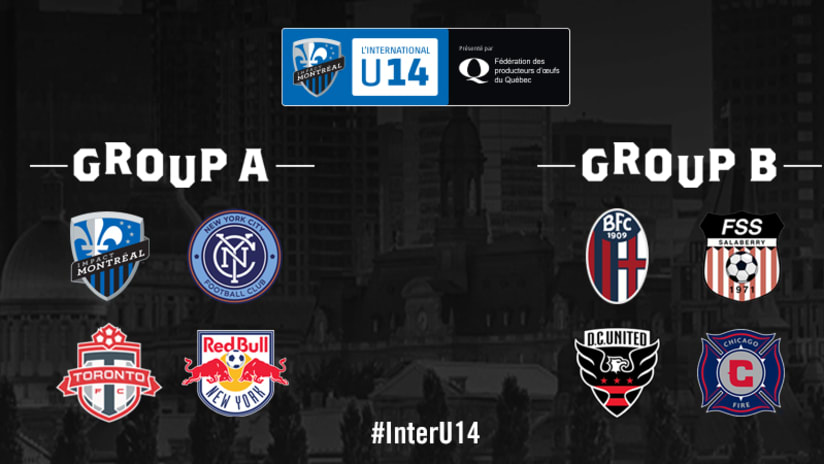 International U14 Groupes
