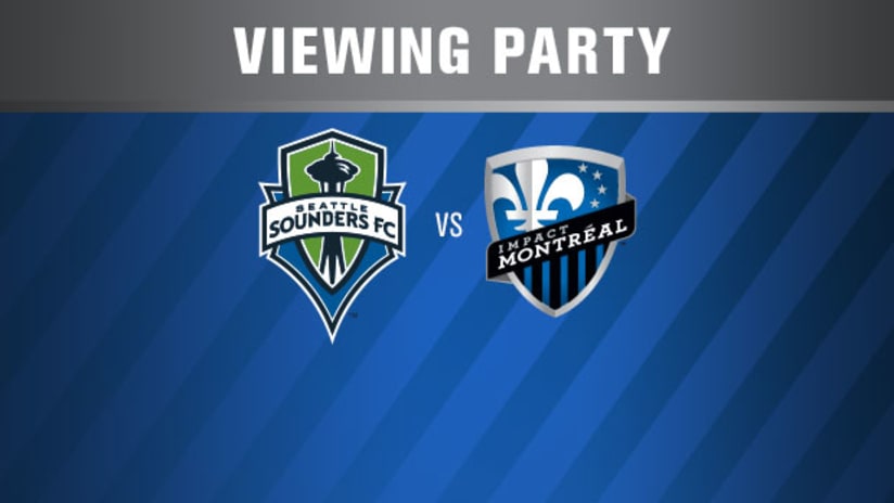Viewing party Seattle Sounders vs Impact 2013 English