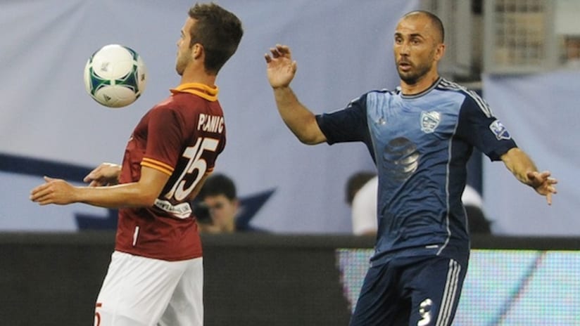 Marco Di Vaio MLS All-Star game vs AS Roma