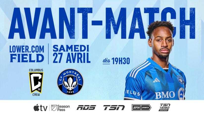 CF Montréal on the road to take on Columbus Crew this Saturday