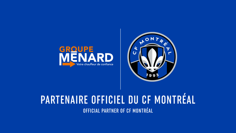 Le Groupe Ménard devient partenaire officiel du CF Montréal