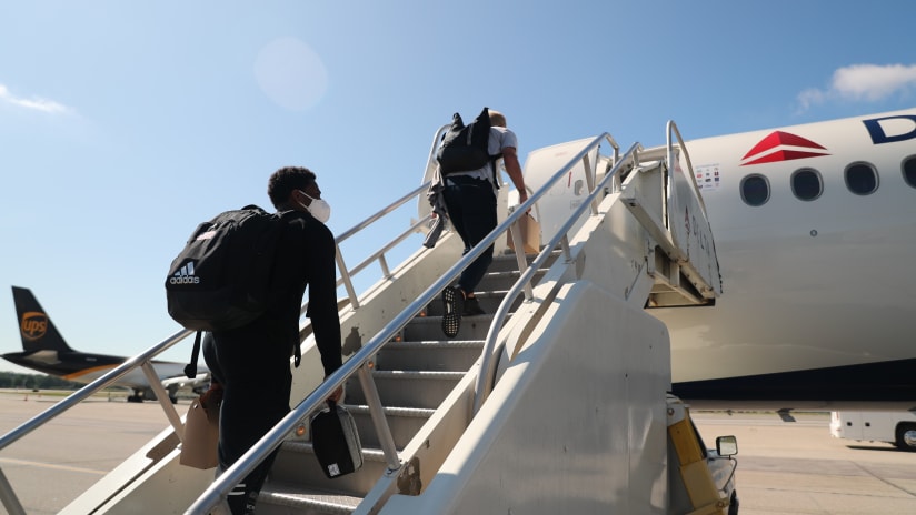MLS is Back | Boarding plane to Orlando