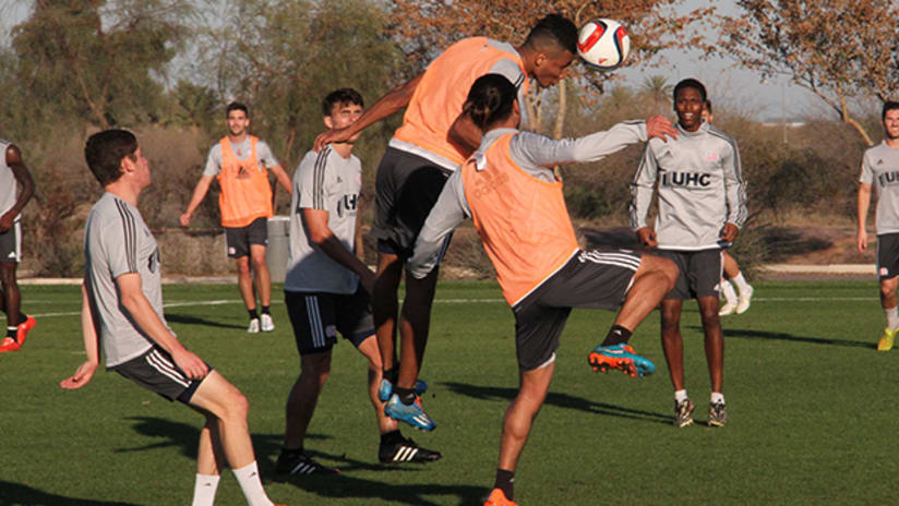 Juan Agudelo's First Day of Training, 02/02/2015