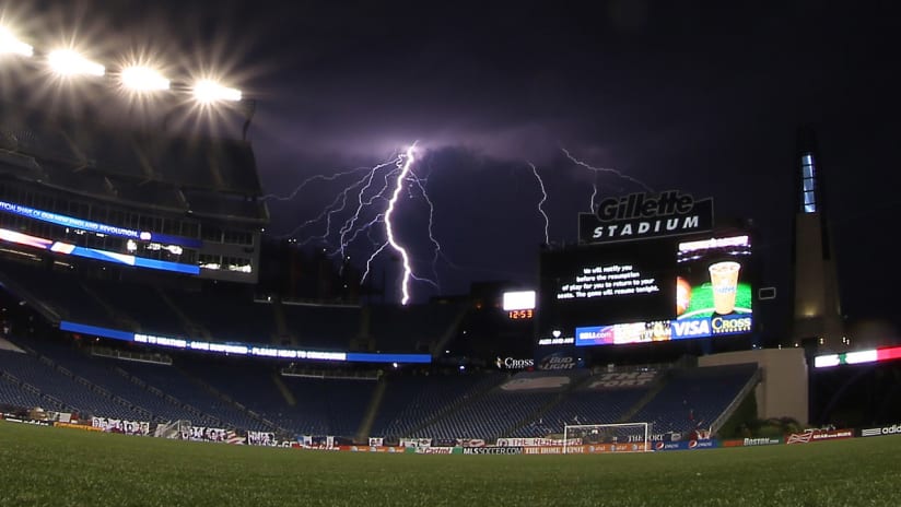 Lightning at Gillette Stadium vs. Houston Dynamo