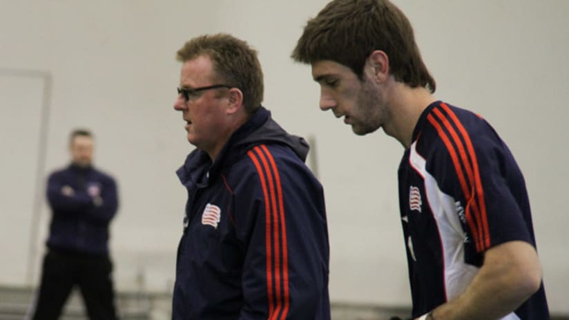 Steve Nicol, Stephen McCarthy at the Revs first day of training for 2011