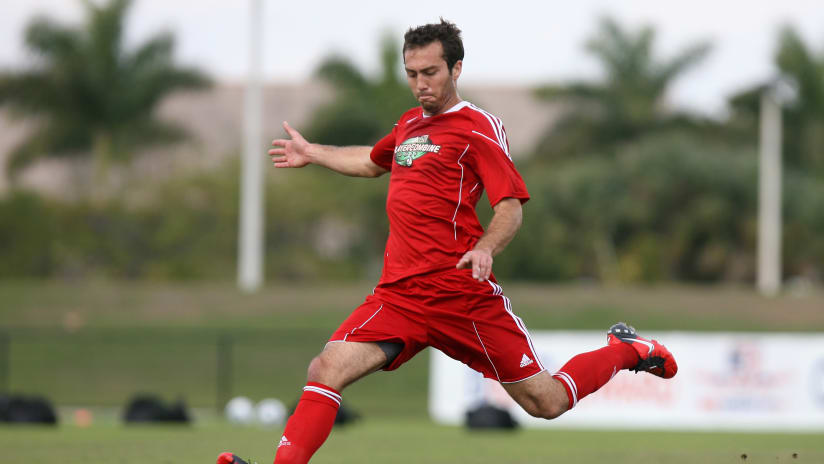 AJ Soares at the 2011 MLS Player Combine