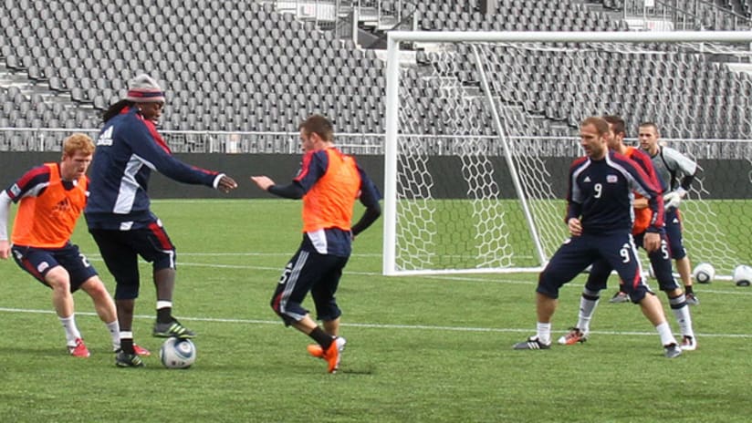 Shalrie Joseph and the Revs training in Vancouver