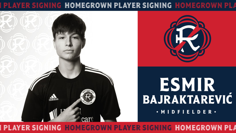 New England Revolution sign midfielder Esmir Bajraktarević as Homegrown Player