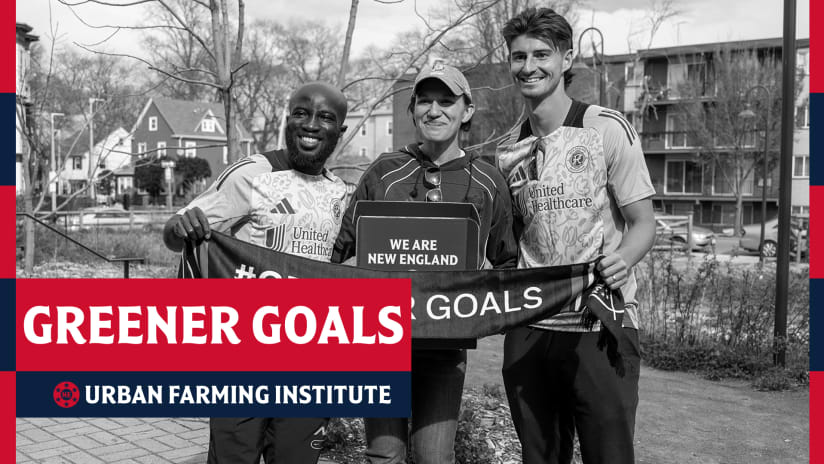 "It's important for all of humanity" | Revs celebrate Greener Goals Week of Service at Urban Farming Institute