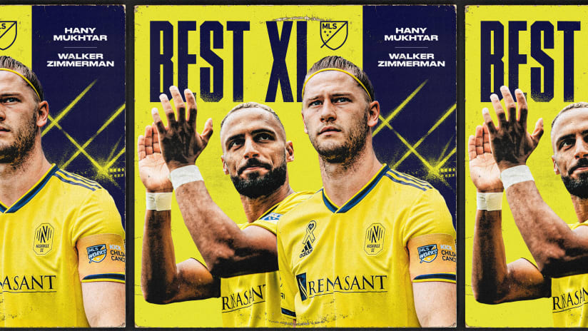 Nashville Soccer Club's Hany Mukhtar and Walker Zimmerman Named to the 2022 MLS Best XI presented by Continental Tire