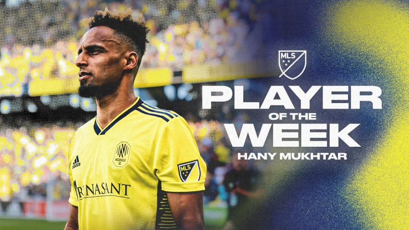 Hany Mukhtar Named Major League Soccer's Player of the Week pres. by Continental Tire for Week 16