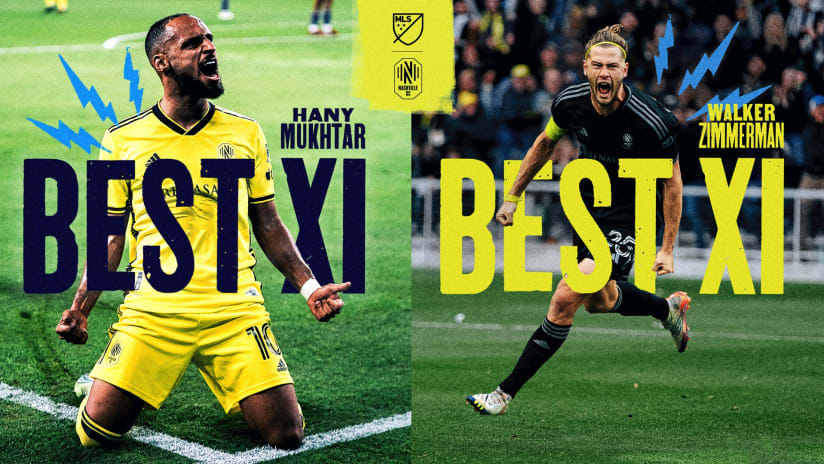Nashville Soccer Club’s Hany Mukhtar and Walker Zimmerman Named to the 2023 MLS Best XI Presented by Continental Tire