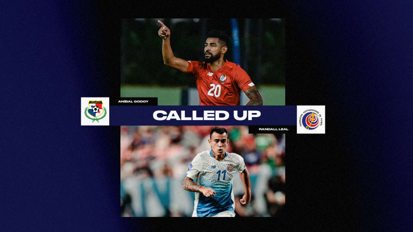 Aníbal Godoy and Randall Leal Called In to Panama and Costa Rica National Teams for January Camps 