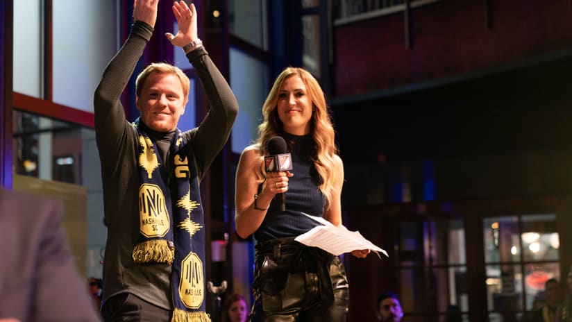 Dax McCarty Expansion Draft Event Clap