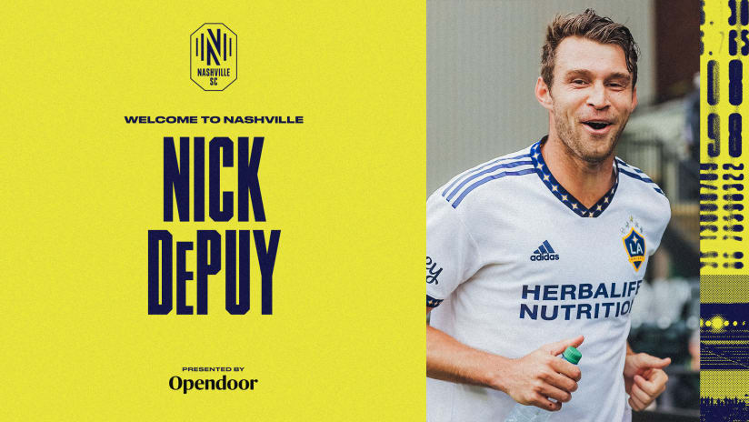 Nashville Soccer Club Acquires Defender Nick DePuy from LA Galaxy