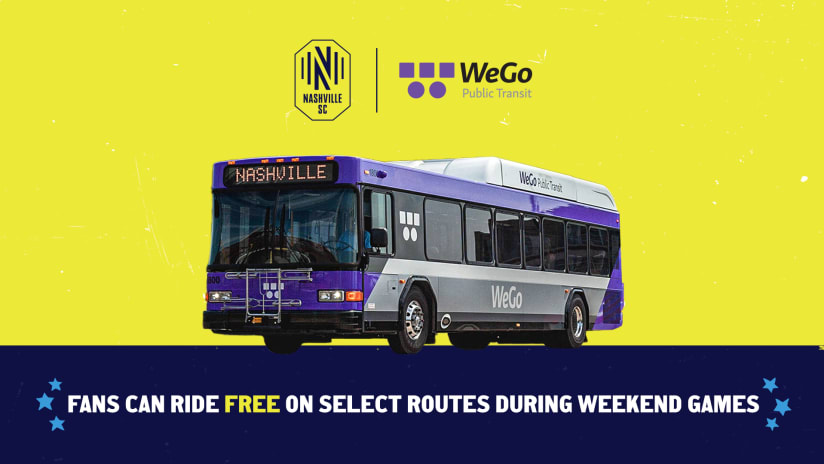 Nashville SC and WeGo Public Transit Expand on Partnership