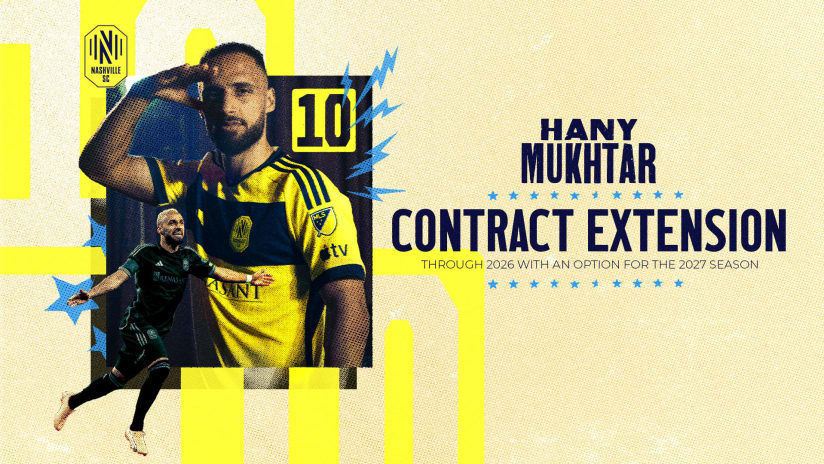 Nashville Soccer Club Extends Contract of 2022 MLS MVP Hany Mukhtar 