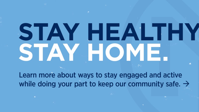 Stay Healthy Stay Home Graphic
