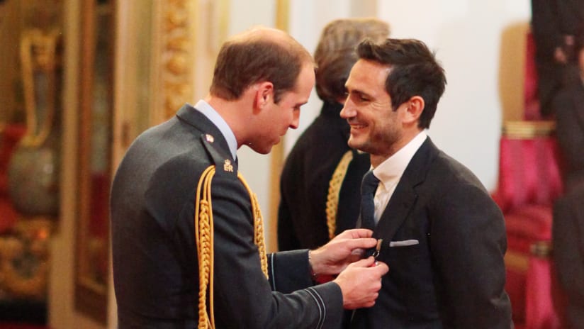 Lampard with Prince WIlliam