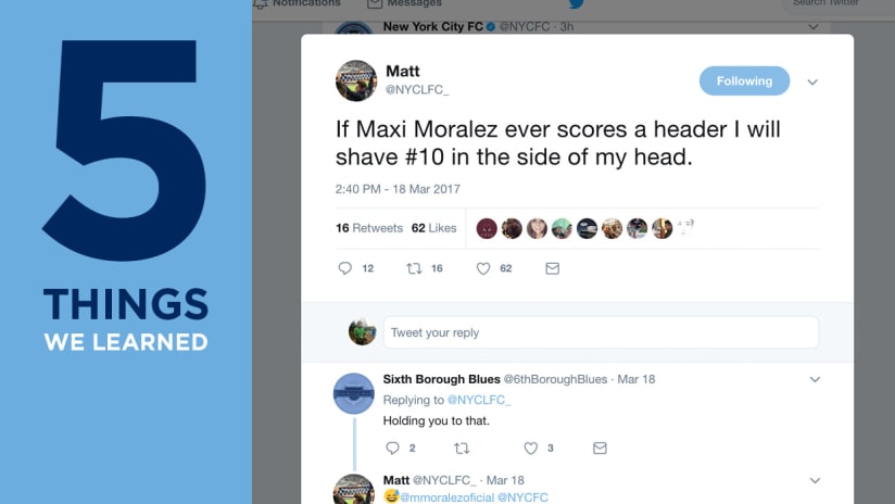 Maxi Moralez Five Things Tweets Houston