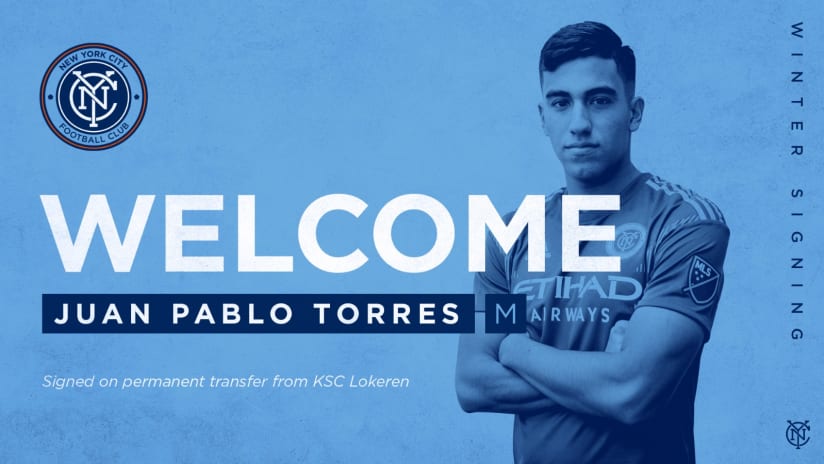 Juan Pablo Torres Signing