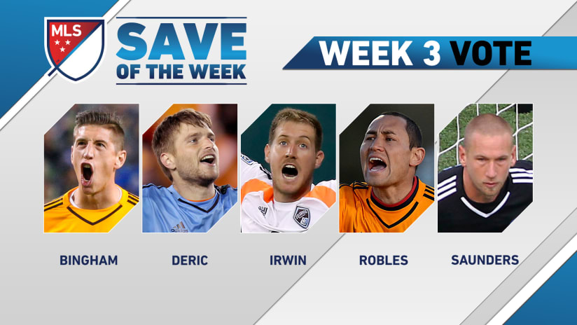 Josh Saunders Save of the Week (Week 3)