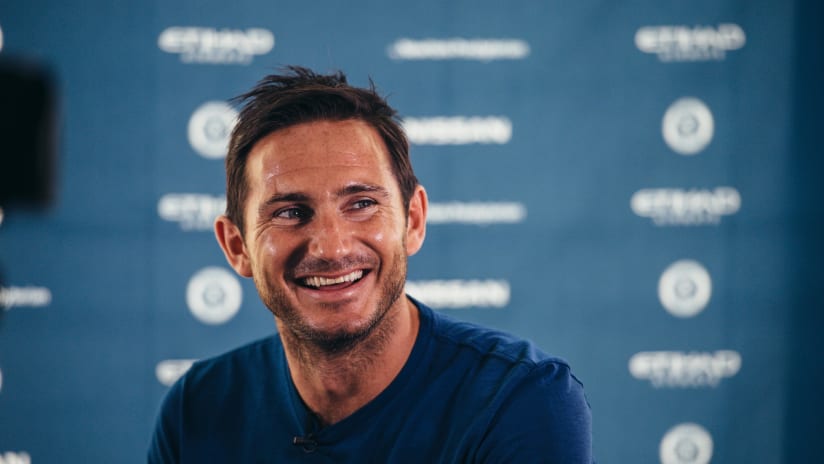 Frank Lampard during sit-down interview