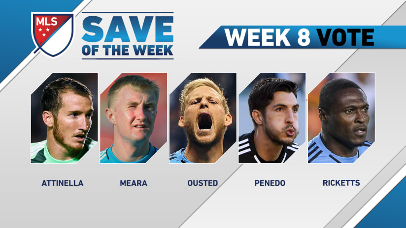 MLS Save of the Week (Week 8)