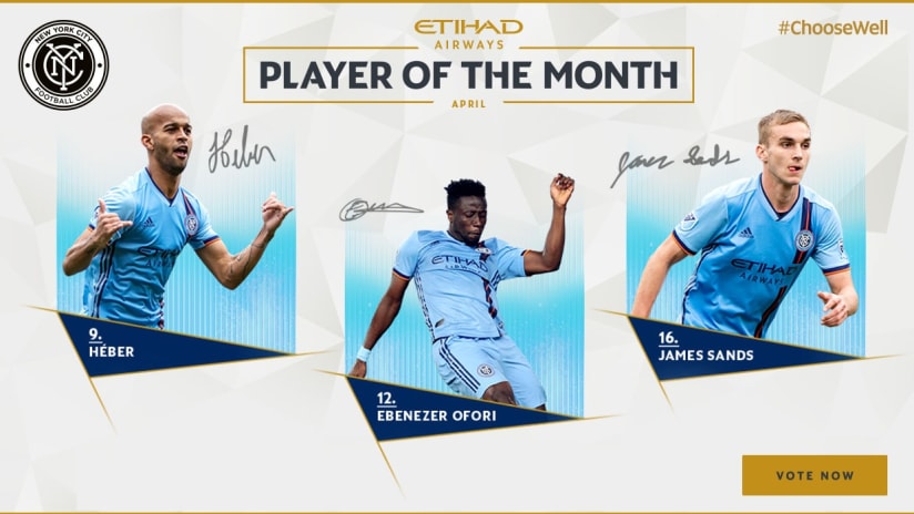 Player of the Month April