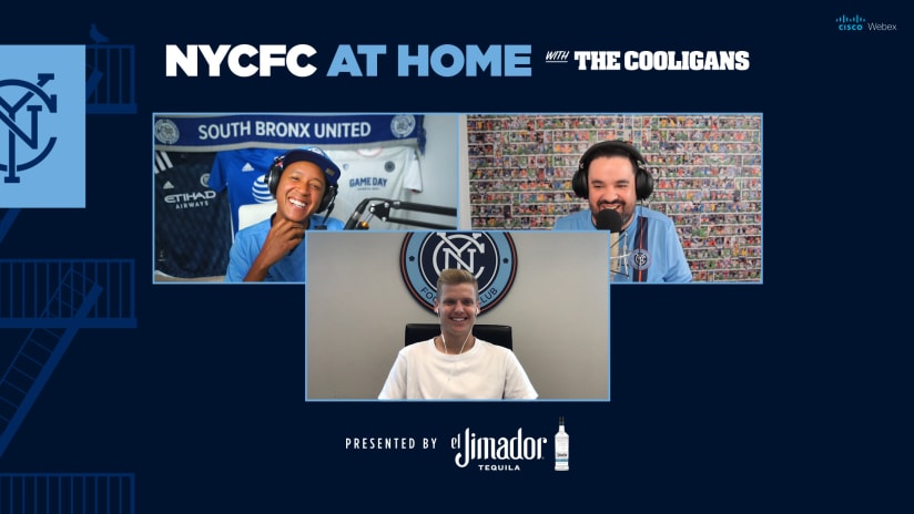 NYCFC At Home with the Cooligans Keaton Parks