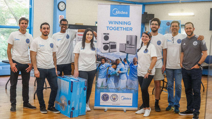 Midea to Become Largest Contributing Partner for NYCFC Foundation 'City in the Community' (CITC)