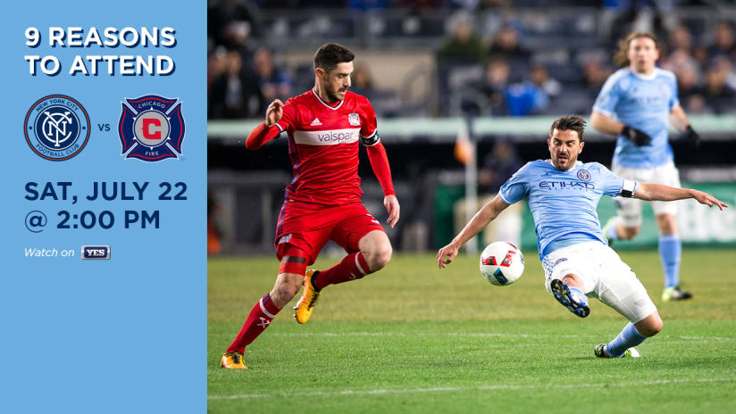 NYCFC vs Chicago Fire 9 Reasons
