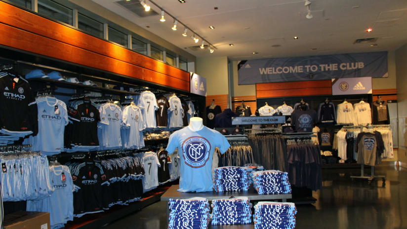 Fans at Yankee Stadium stores