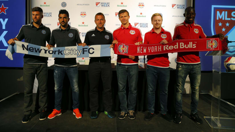 New York City FC, Red Bulls press conference
