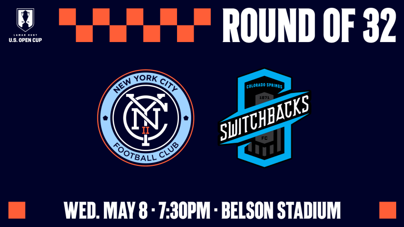 New York City FC II to Host Colorado Springs Switchbacks FC in the Round of 32 of the 2024 Lamar Hunt U.S. Open Cup 