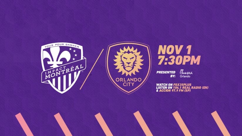 Orlando City Travels to Face the Montreal Impact on Sunday