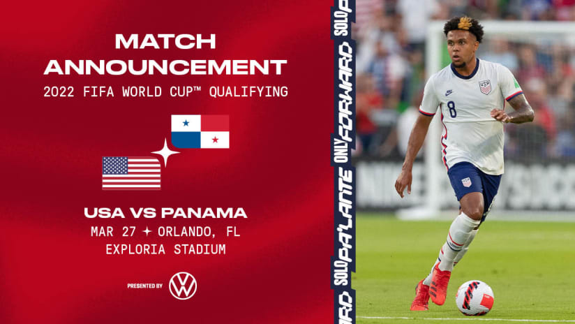 U.S. Soccer Selects City of Orlando to Host USA-Panama Presented by Volkswagen, on March 27 