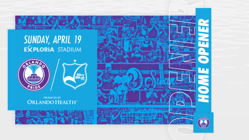 Orlando Pride to Host Sky Blue FC in 2020 NWSL Season Opener on April 19