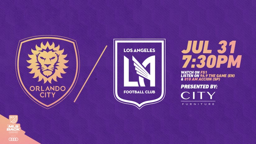 Orlando City Takes on LAFC in MLS is Back Quarterfinals