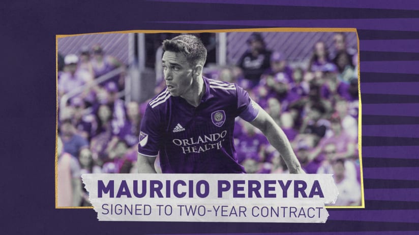 Orlando City SC signs midfielder Mauricio Pereyra to two-year contract
