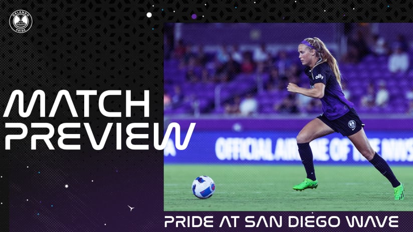 Orlando Pride Travels to San Diego for Inaugural Match Against Wave