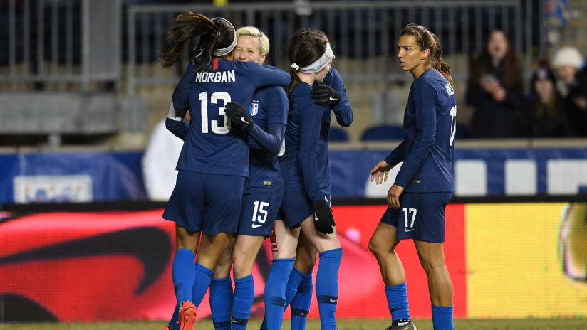 USA Draws Japan while England Tops Brazil to Open SheBelieves Cup