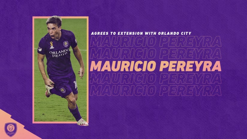 Orlando City SC Midfielder Mauricio Pereyra Agrees to Contract Extension