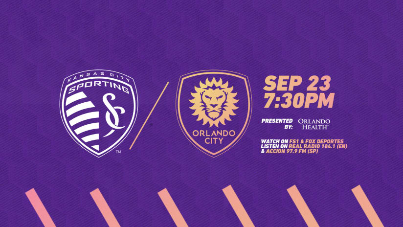 Orlando City Travels to Sporting Kansas City for Midweek Match